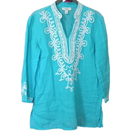 Linen Charter Club Luxury Tunic size S - Picture 1 of 5